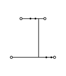 Double-deck terminal block; 4-conductor through terminal block; N; suitable for Ex i applications; internal commoning; conductor entry with violet marking; for DIN-rail 35 x 15 and 35 x 7.5; 2.5 mm²; CAGE CLAMP®; 2,50 mm²; blue