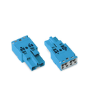 Plug; 2-pole; Cod. I; 4,00 mm²; blue