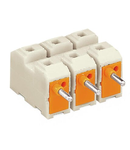 Power supply connector; 2-pole; 2,50 mm²; white