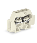 2-conductor terminal block; suitable for Ex e II applications; without push-buttons; with fixing flange; for screw or similar mounting types; Fixing hole 3.2 mm Ø; 4 mm²; CAGE CLAMP®; 4,00 mm²; light gray