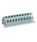 PCB terminal block; 2.5 mm²; Pin spacing 5/5.08 mm; 4-pole; CAGE CLAMP®; commoning option; 2,50 mm²; gray