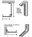 Suport unghiular de sprijin L-600mm