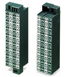 Matrix patchboard; 32-pole; Marking 33-64; Colors of modules: gray/white; Module marking, side 1 and 2 vertical; for 19" racks; 1,50 mm²; dark gray