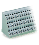 Triple-deck PCB terminal block; 2.5 mm²; Pin spacing 5 mm; 3 x 8-pole; CAGE CLAMP®; 2,50 mm²; gray