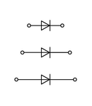 Component terminal block; triple-deck; with 3 diodes 1N4007; Left-side anode; for DIN-rail 35 x 15 and 35 x 7.5; 2.5 mm²; Push-in CAGE CLAMP®; 2,50 mm²; gray