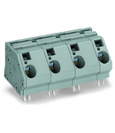 PCB terminal block; 16 mm²; Pin spacing 20 mm; 4-pole; CAGE CLAMP®; commoning option; 16,00 mm²; gray