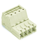 1-conductor male connector; 100% protected against mismating; 10 mm²; Pin spacing 7.62 mm; 2-pole; 10,00 mm²; light gray