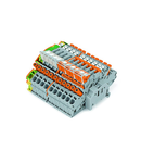 Compact terminal block; for current and voltage transformers; 6,00 mm²; multicoloured