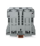 2-conductor through terminal block; 185 mm²; lateral marker slots; only for DIN 35 x 15 rail; POWER CAGE CLAMP; 185,00 mm²; gray