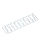 WMB marking card; as card; for terminal block width 5 - 17.5 mm; stretchable 5 - 5.2 mm; plain; snap-on type; white