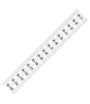 Cable tie marker; for Smart Printer; for use with cable ties; 25 x 10 mm; white