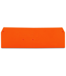 End and intermediate plate; 2.5 mm thick; orange