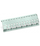 Carrier rail; with special perforations; 1000 mm long; tin-plated