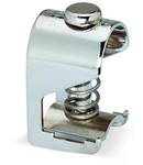 Shield clamp; diameter of compatible conductor; 1.5 mm to 6.5 mm; H max. 40 mm; 10 mm wide