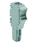 1-conductor female plug; 1.5 mm²; 2-pole; 1,50 mm²; gray