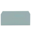 End and intermediate plate; 2.5 mm thick; gray