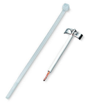 Shield termination; including cable ties for shield diameters 5 mm to 10 mm; 150 mm long