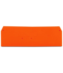 End and intermediate plate; 2.5 mm thick; orange