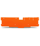 End and intermediate plate; 1.1 mm thick; orange