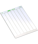 Labels; for laser printer; permanent adhesive; 9.5 x 25 mm; white