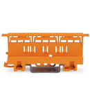 Suport sina omega pentru clemele  221 Series - 6 mm²; for DIN-35 rail mounting/screw mounting; orange