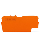 End and intermediate plate; 1 mm thick; orange