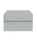 End and intermediate plate; 4 mm thick; gray