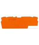 End and intermediate plate; 1 mm thick; orange