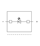 Component plug; for carrier terminal blocks; 1-pole; LED (red); 24 VDC; 5 mm wide; gray