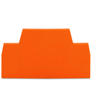 End and intermediate plate; 2.5 mm thick; orange