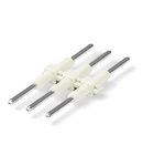 Board-to-Board Link; Pin spacing 4 mm; 3-pole; Length: 28 mm; white