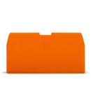 End and intermediate plate; 1 mm thick; orange