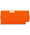 Separator plate; 2 mm thick; oversized; orange