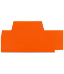 End and intermediate plate; 2.5 mm thick; orange