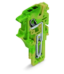 End module for 1-conductor female connector; 1.5 mm²; 1-pole; 1,50 mm²; green-yellow