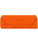 End and intermediate plate; 2.5 mm thick; orange