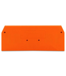 End and intermediate plate; 2 mm thick; orange