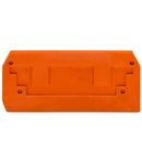 End and intermediate plate; 2.5 mm thick; orange