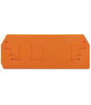 End and intermediate plate; 2.5 mm thick; orange