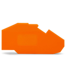 End and intermediate plate; 1.5 mm thick; orange