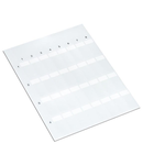 Self-laminating labels; white