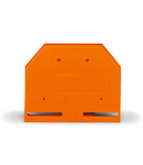 End and intermediate plate; 3 mm thick; orange