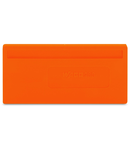 Separator plate; 2 mm thick; oversized; orange