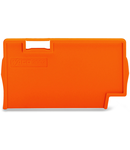 Separator plate; 2 mm thick; oversized; orange