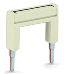 Push-in type jumper bar; insulated; from 1 to 10; Nominal current 25 A; light gray