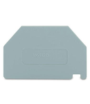 Separator plate; 2 mm thick; oversized; gray