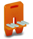 Adjacent jumper for switching lever; insulated; 2-way; Nominal current 30 A; for 2-conductor transverse switching terminal block; orange