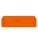 End and intermediate plate; 2.5 mm thick; orange