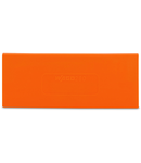 Separator plate; 2 mm thick; oversized; orange