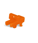 Lock-out; prevents reclosing of slide link; Snap-in type; for 2006 and 2016 Series; orange